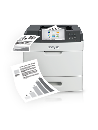 MS810 Series – Monochrome Laser Printer | Lexmark | Large Work Volume