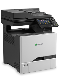 Product photography of printer - turned 3/4 to the right