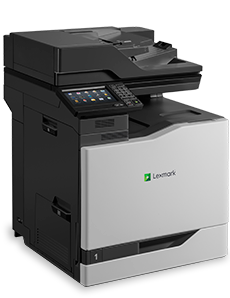 Fotografia da impressora com uma rotação de 3/4 para a direita